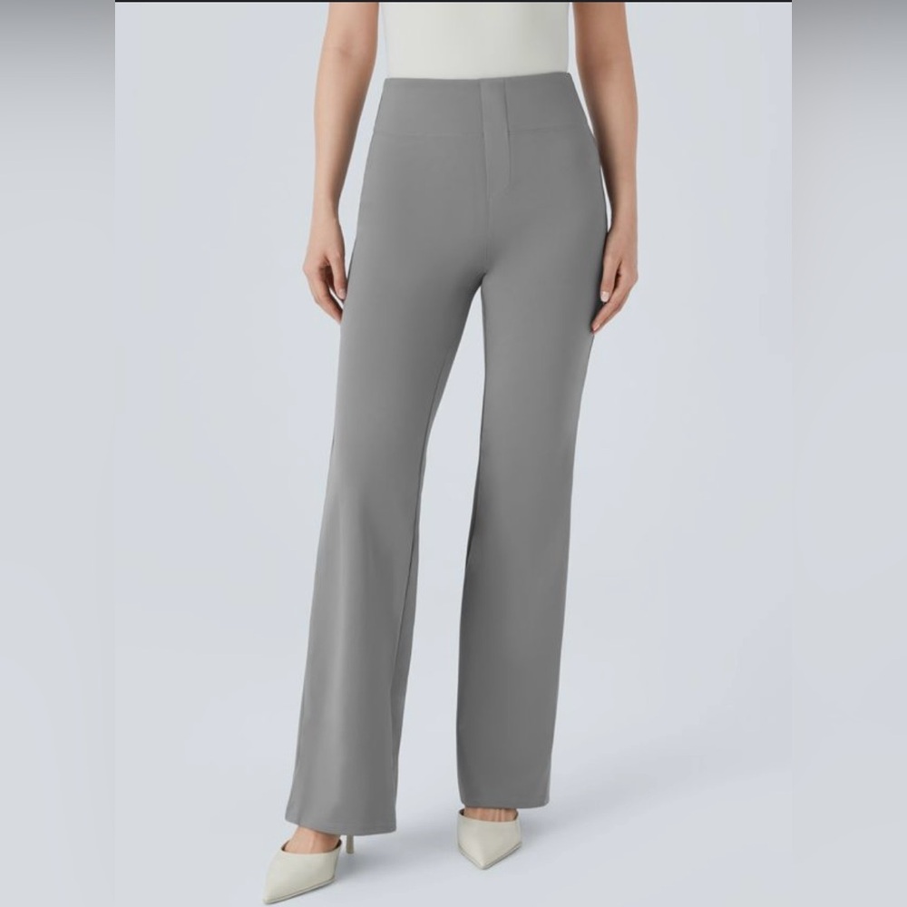🆕 HALARA Flex SculptKnit High Waisted
Pocket Work Pants size L in gray NWT